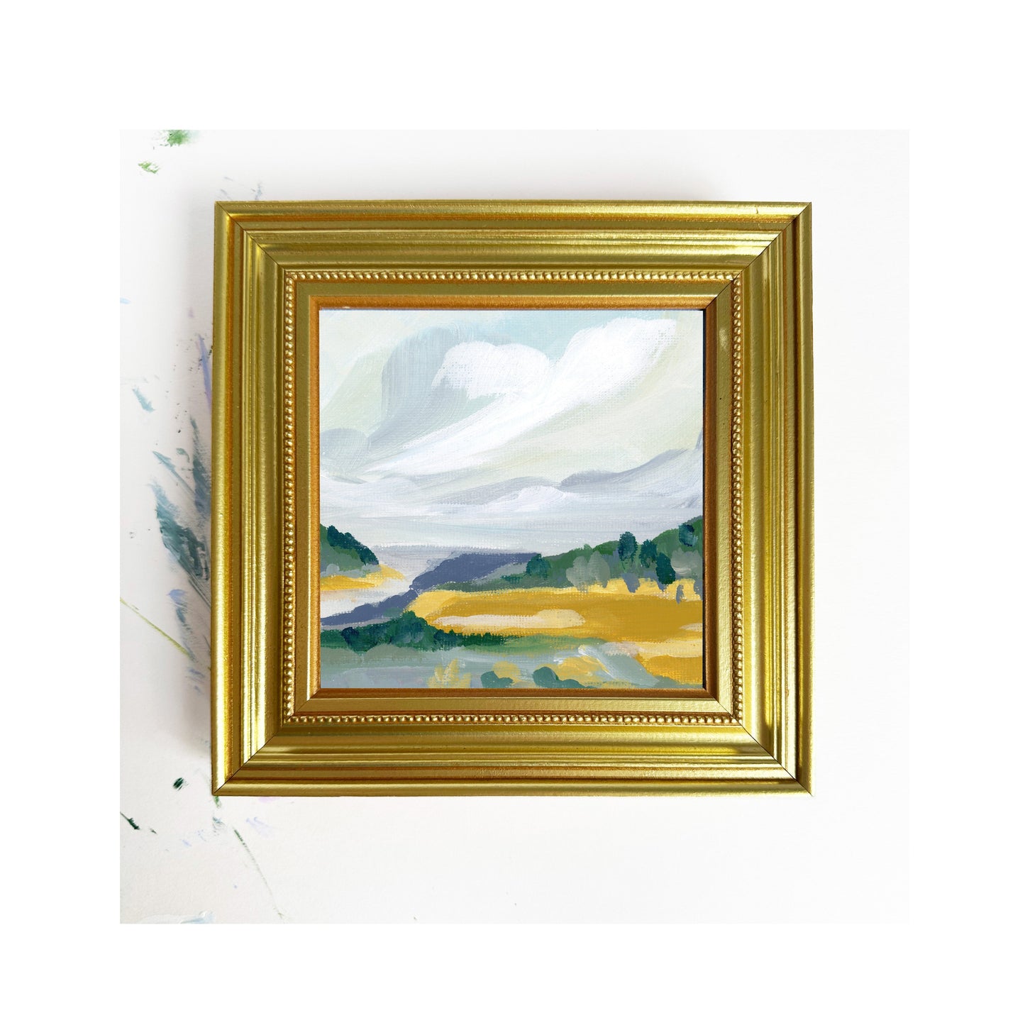 Autumn on the Beach, Custom Framed Print