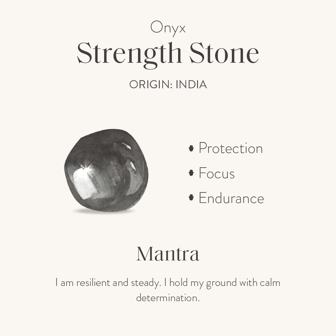 Expanding Consciousness - Black Onyx Evil Eye Charm Bracelet