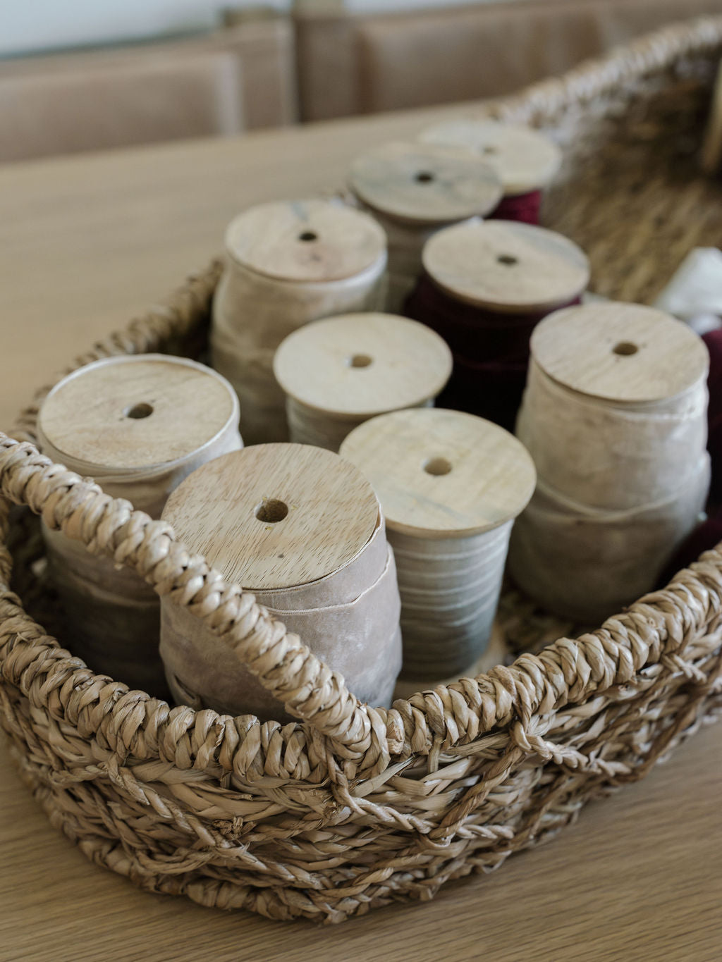 Artisan Hand-Dyed Velvet Ribbon