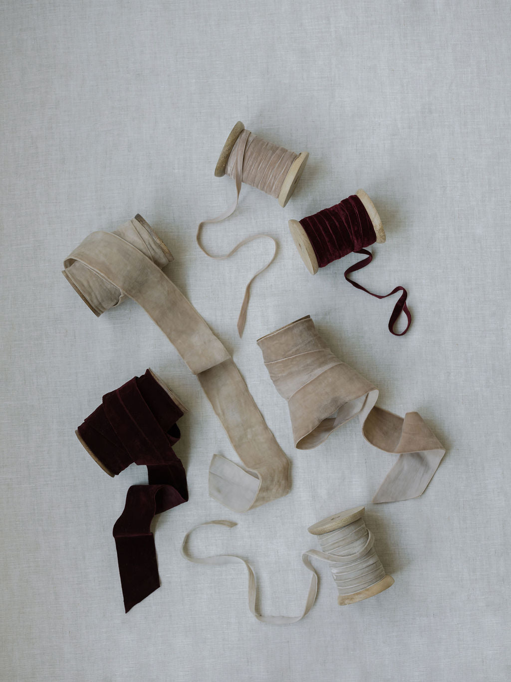 Artisan Hand-Dyed Velvet Ribbon