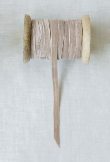 Artisan Hand-Dyed Velvet Ribbon