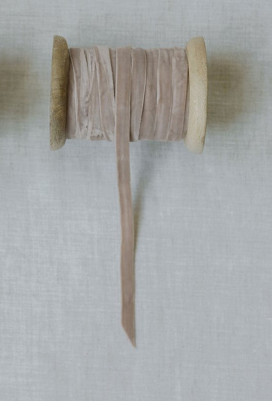 Artisan Hand-Dyed Velvet Ribbon