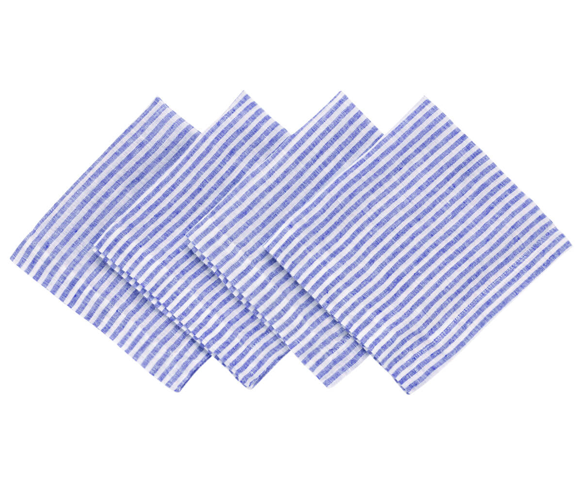 Wedding Napkins - Pinstripe Napkins