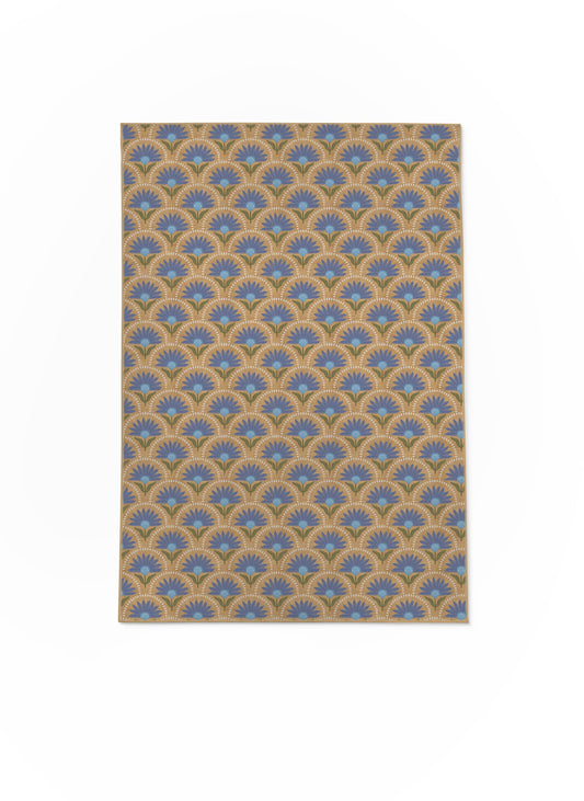 Coneflower Blue Nu-Jute Rug - New & WASHABLE!