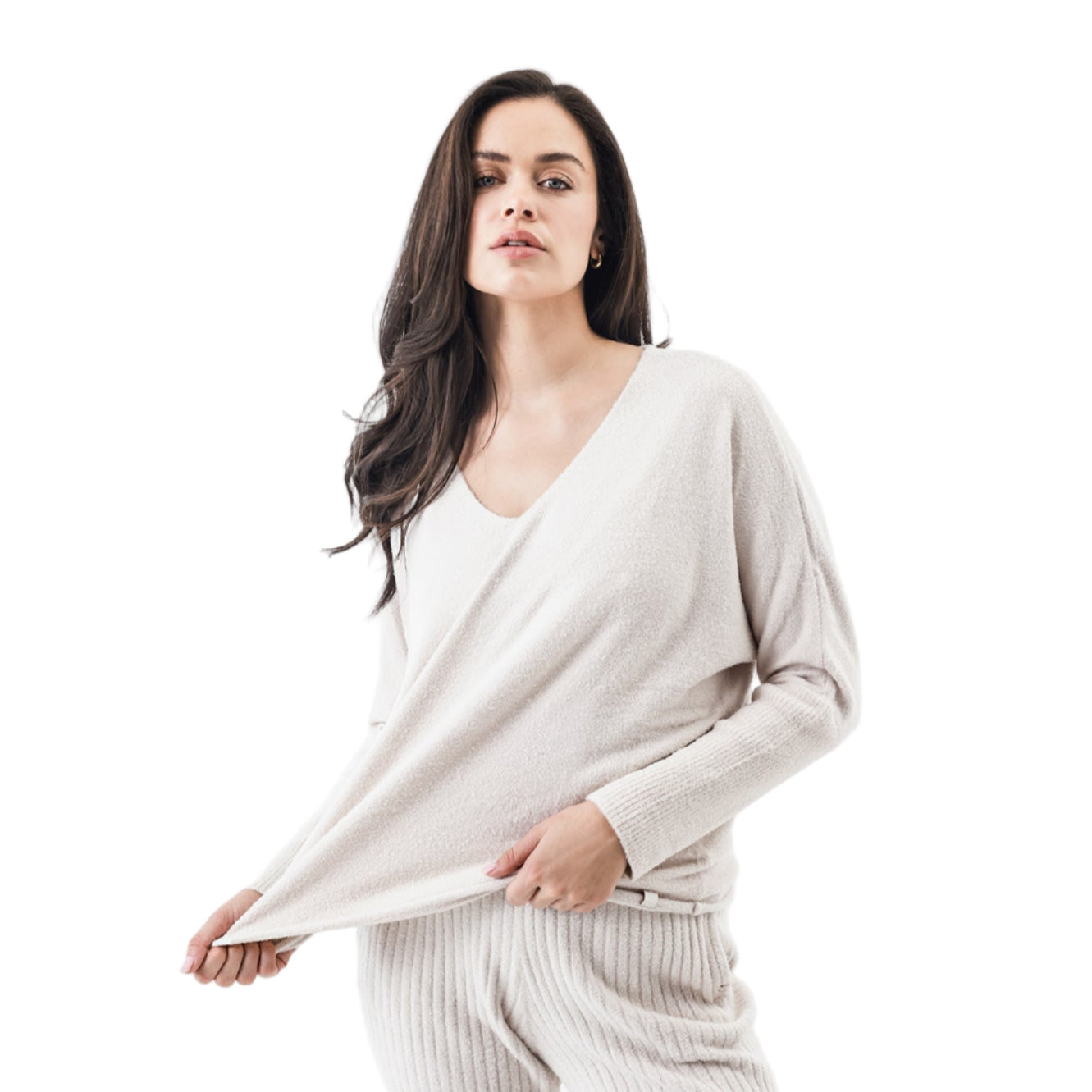 Cloud Cool V-Neck Pullover