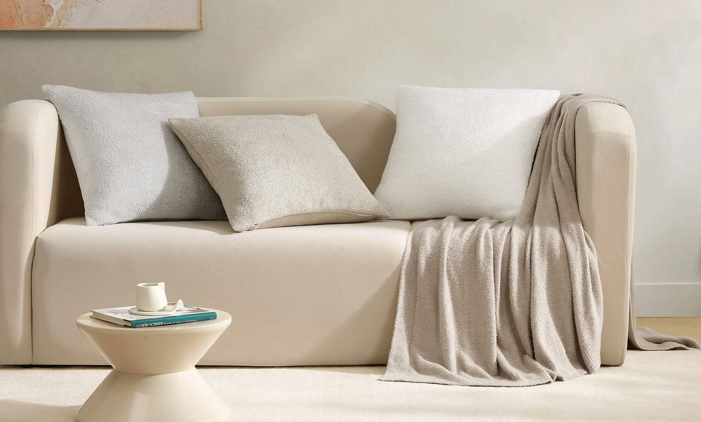 Cloud Silque Throw Pillow