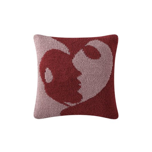 Faces II Throw Pillow