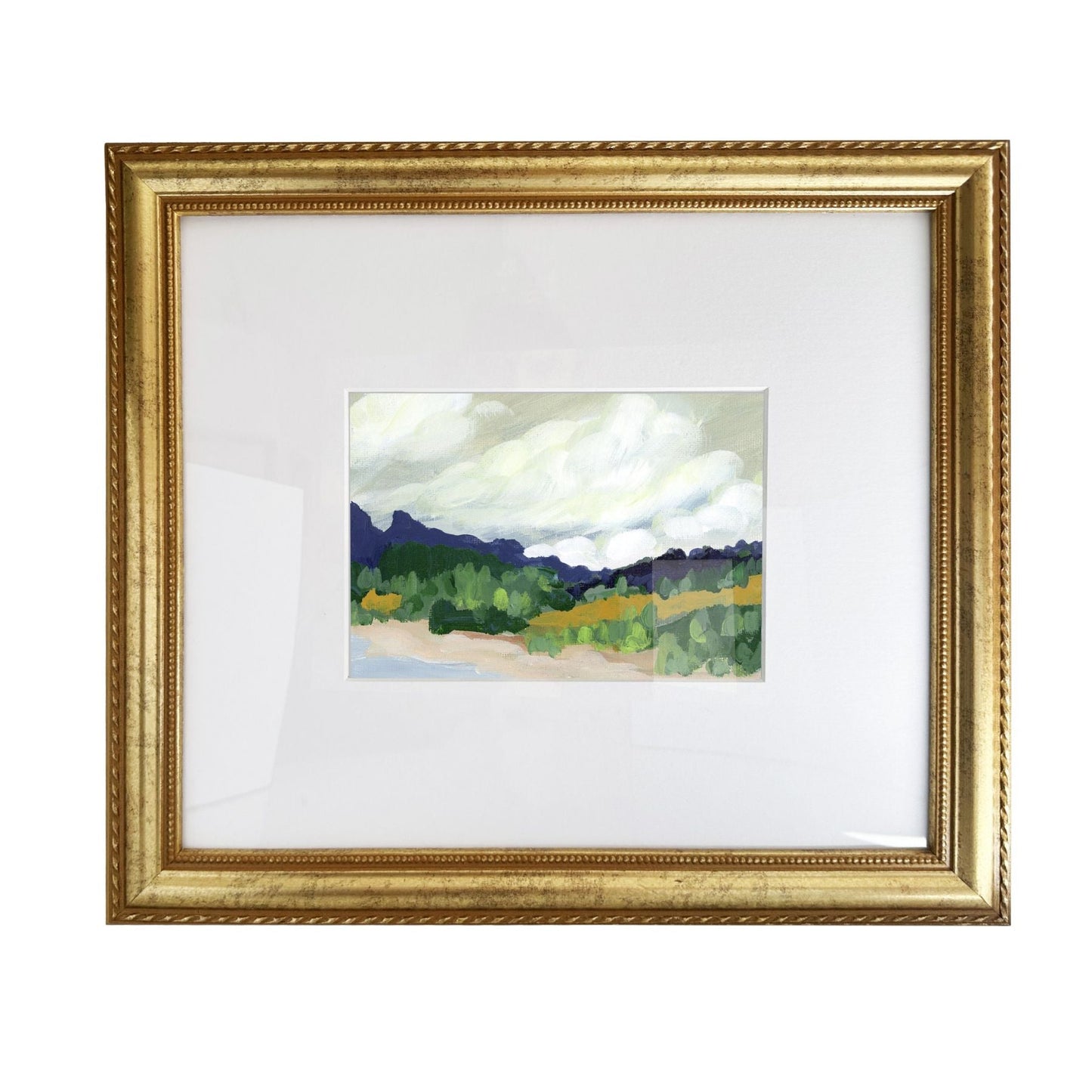 Autumn on the Coast, Luxe Framing with Oversized Mat