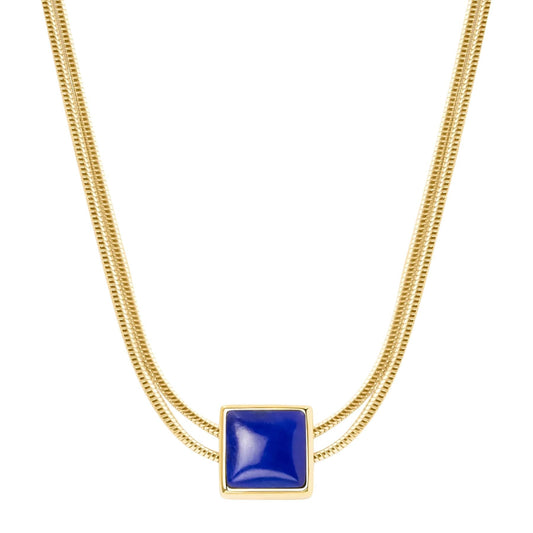 Manifest & Believe - Lapis Lazuli Evil Eye September Birthstone Necklace