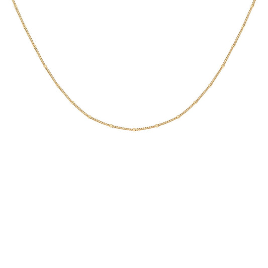 Endless Link - Diamond Cut Gold Necklace