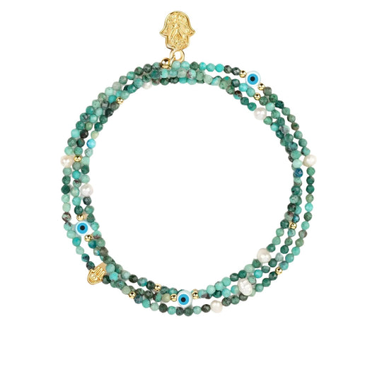 Enlightened Spirit - Turquoise December Birthstone Wrap