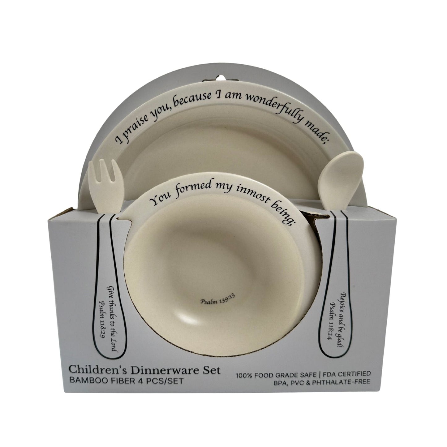 Children's Dinnerware Set - Blue/Gray