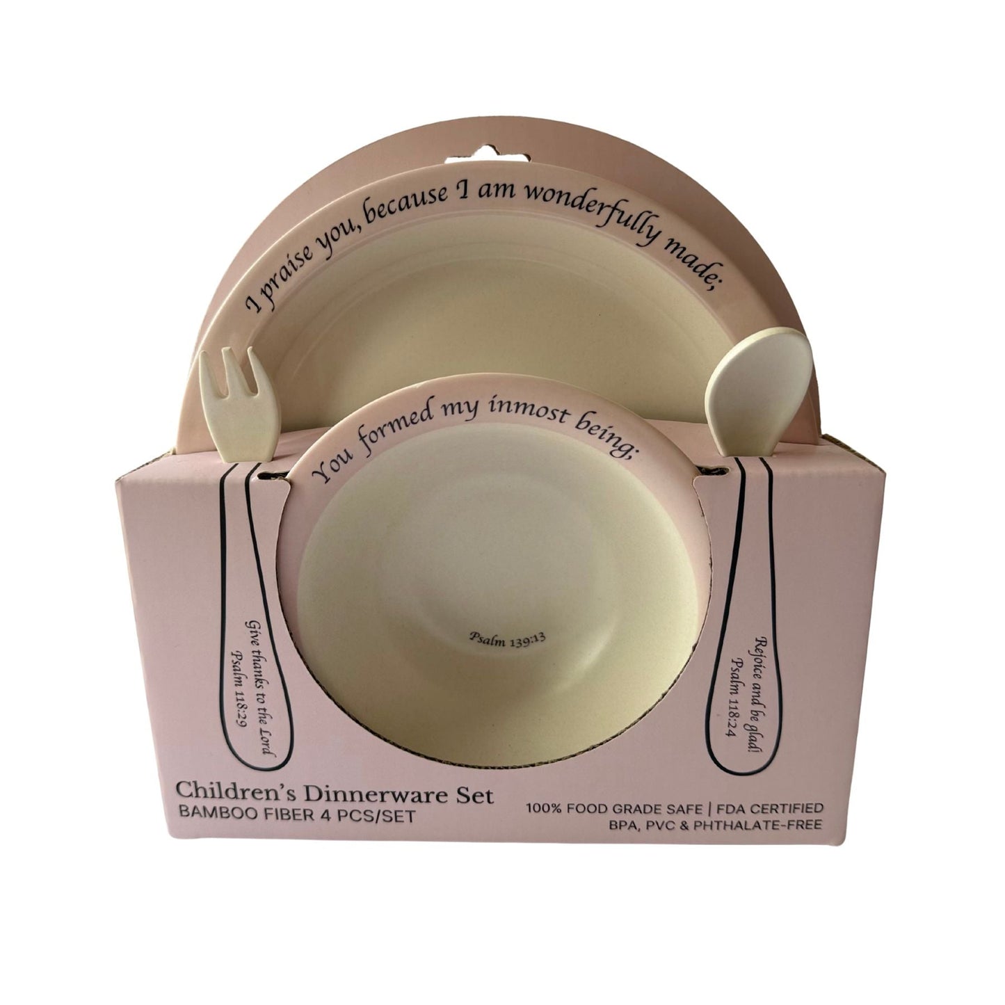 Children's Dinnerware Set - Pink