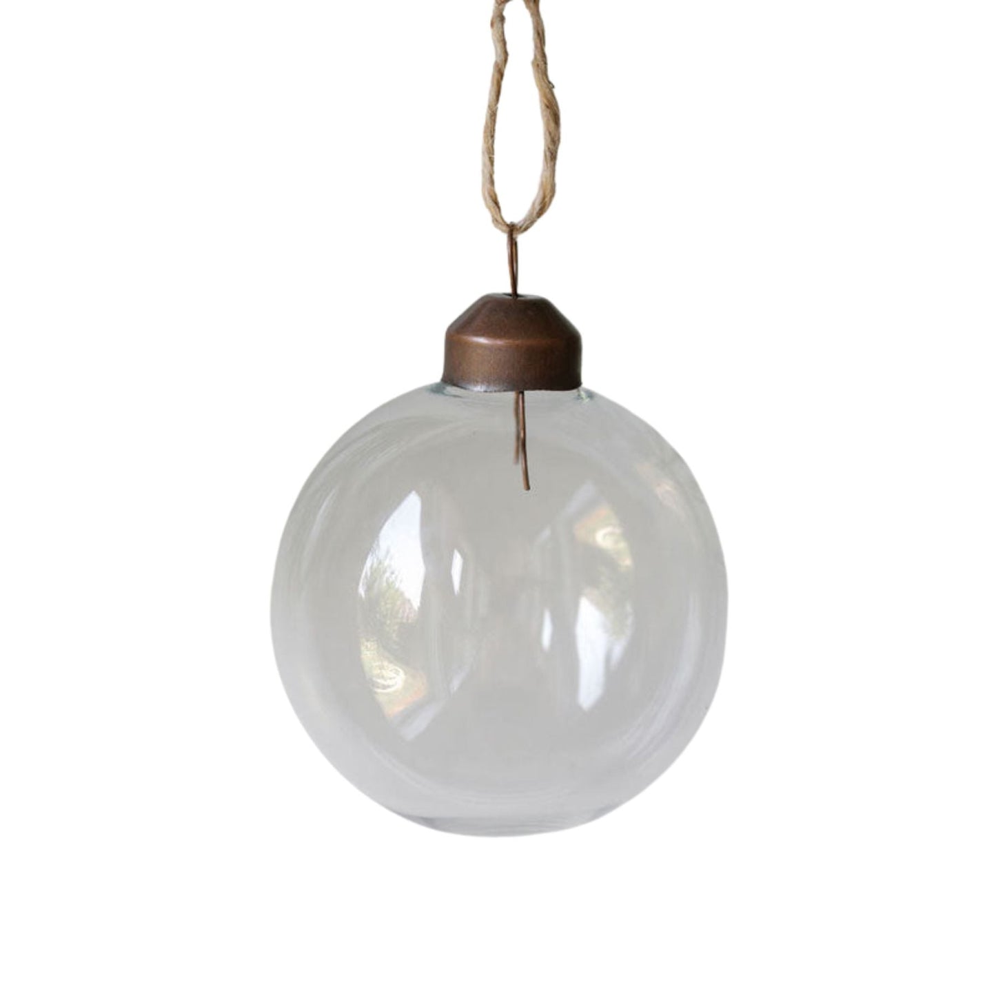 Timeless Clear Glass Ornaments