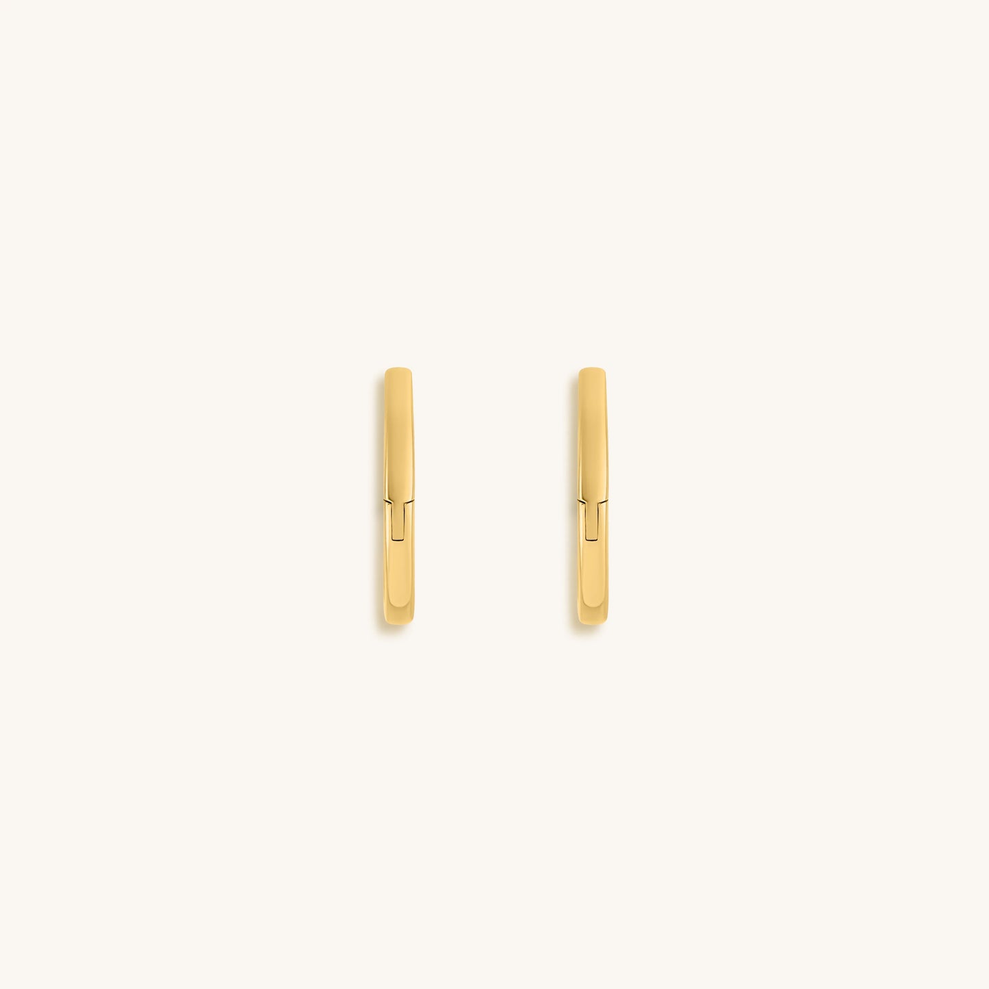 Flow of Energy - Gold Hoop Earrings