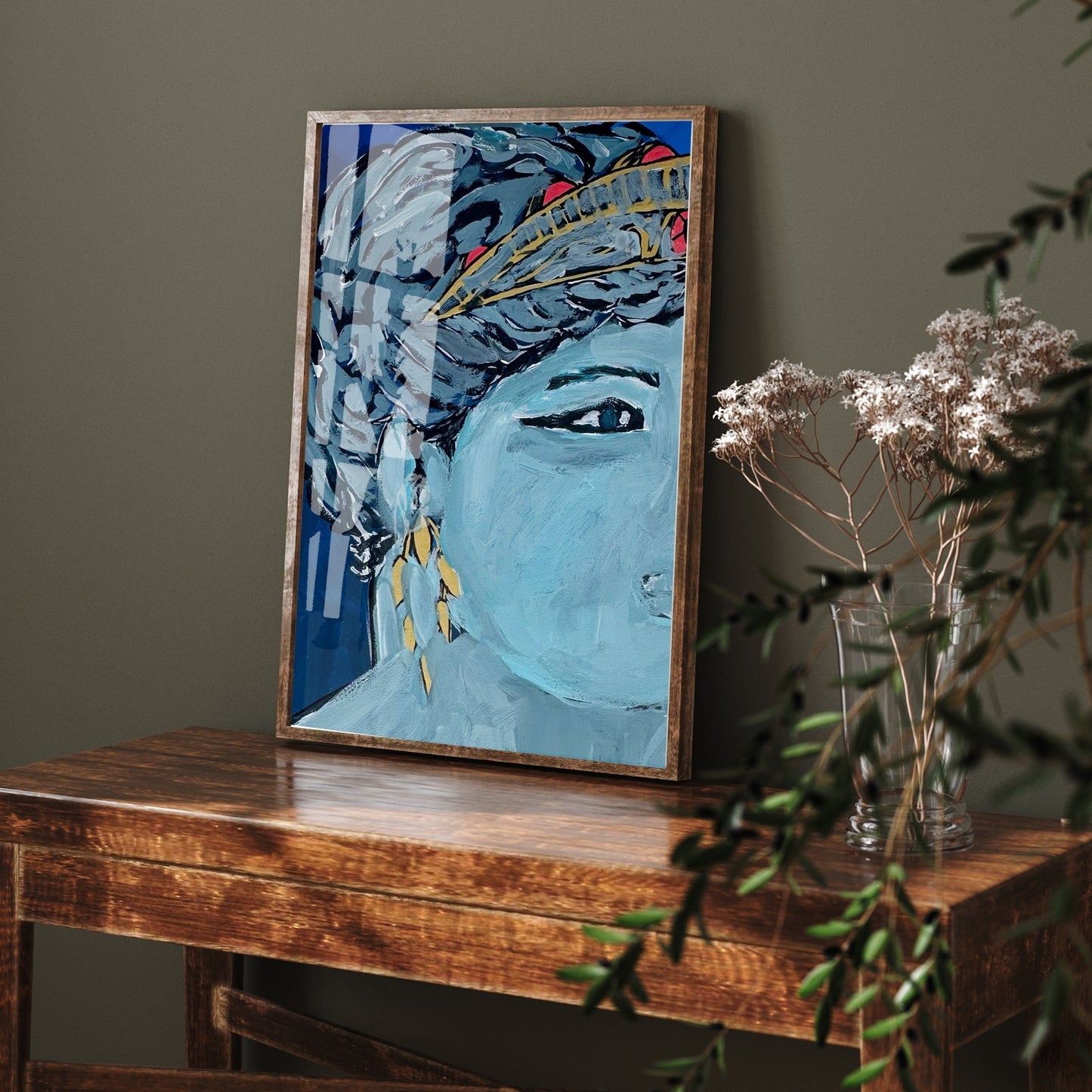 Aphrodite Lapis, Fine Art Print