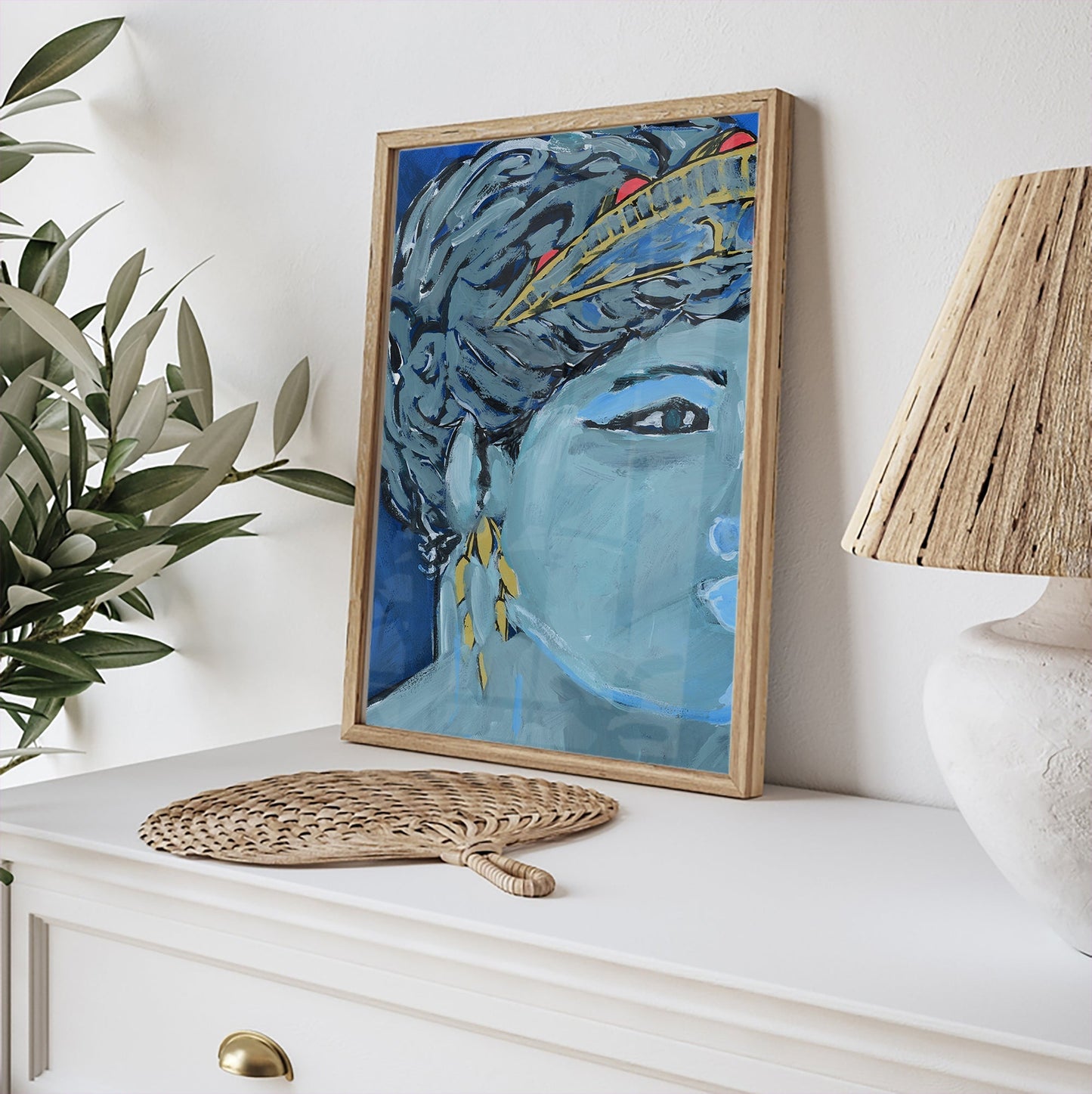 Aphrodite Lapis, Fine Art Print