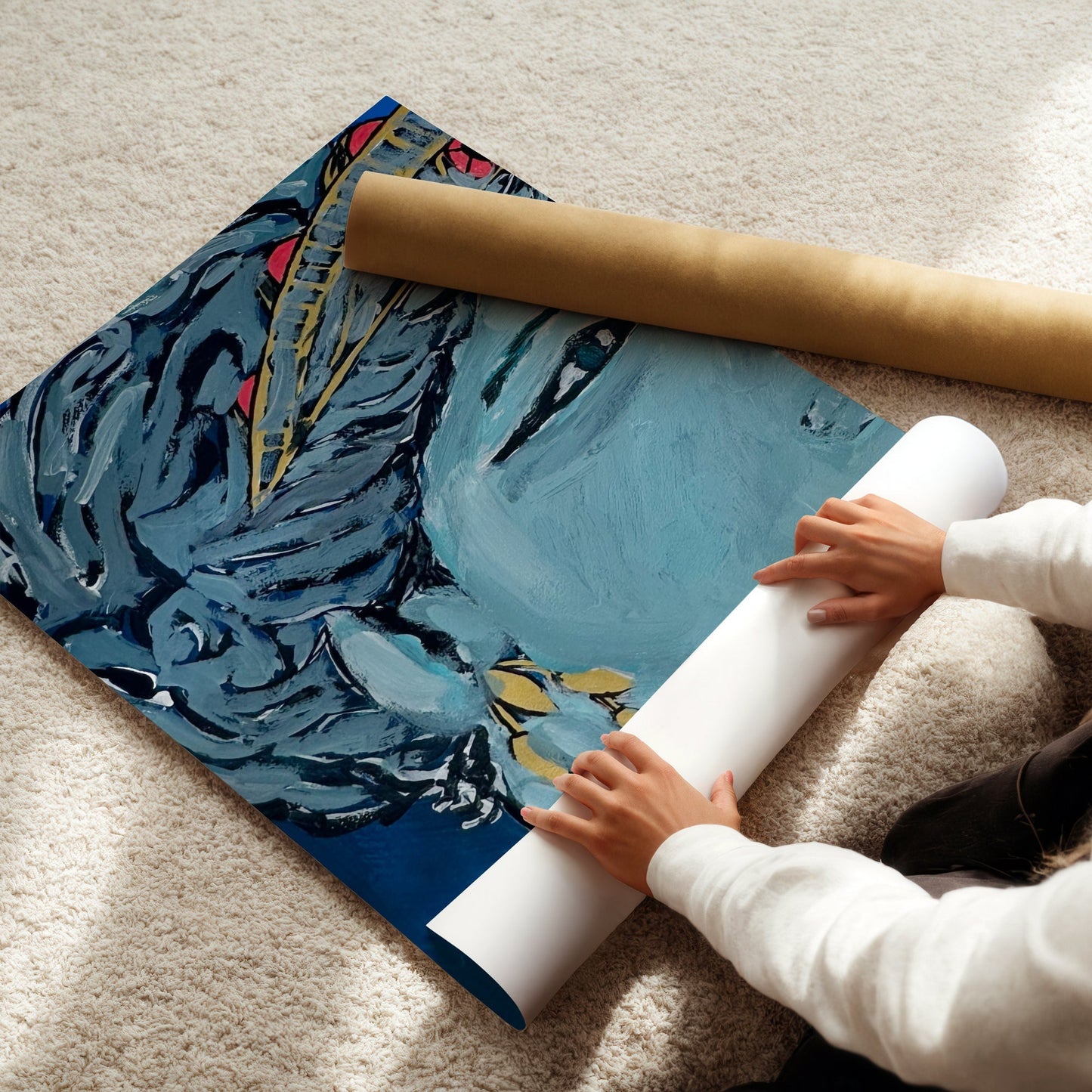 Aphrodite Lapis, Fine Art Print