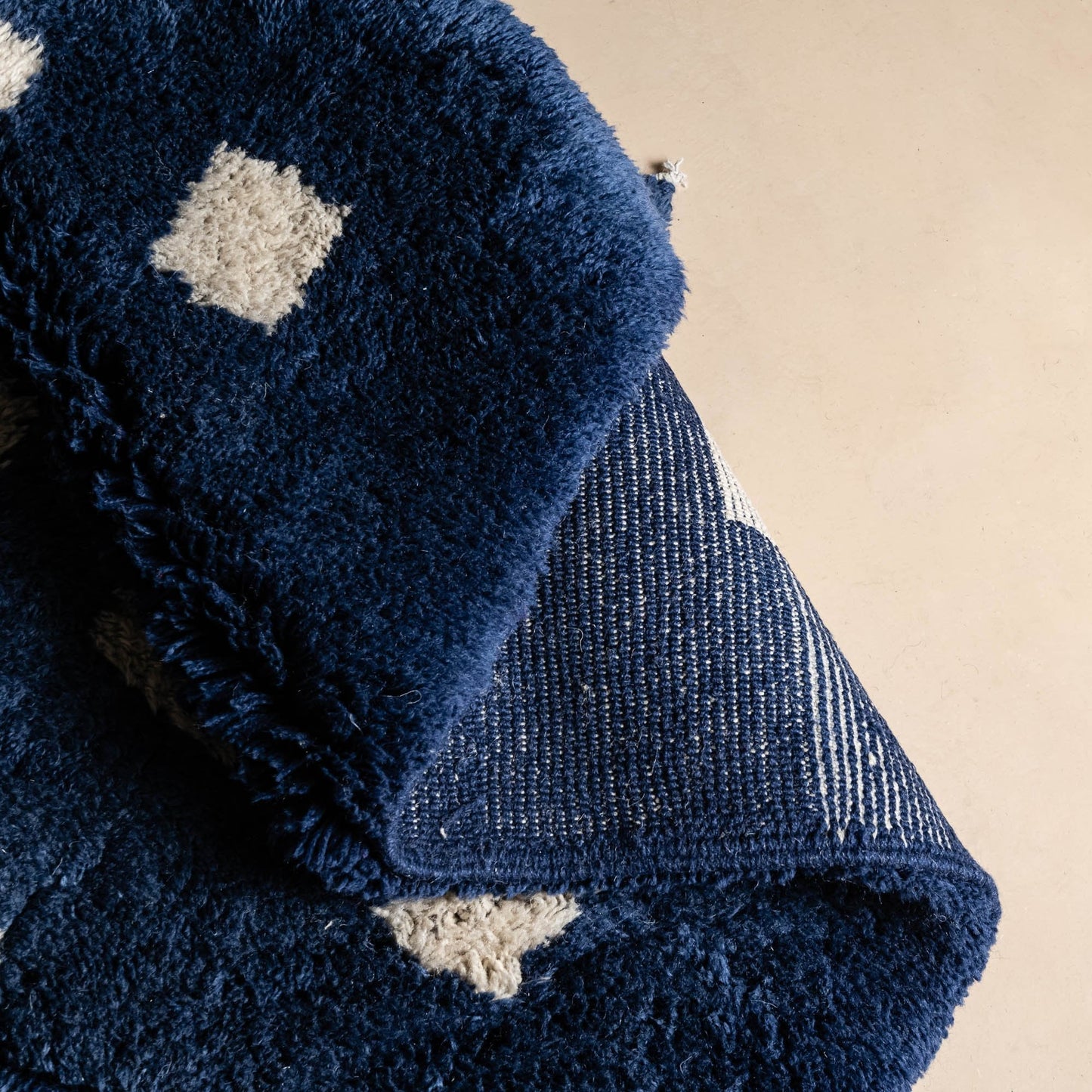 Azure Poetry - Luxury Shag Moroccan Rug