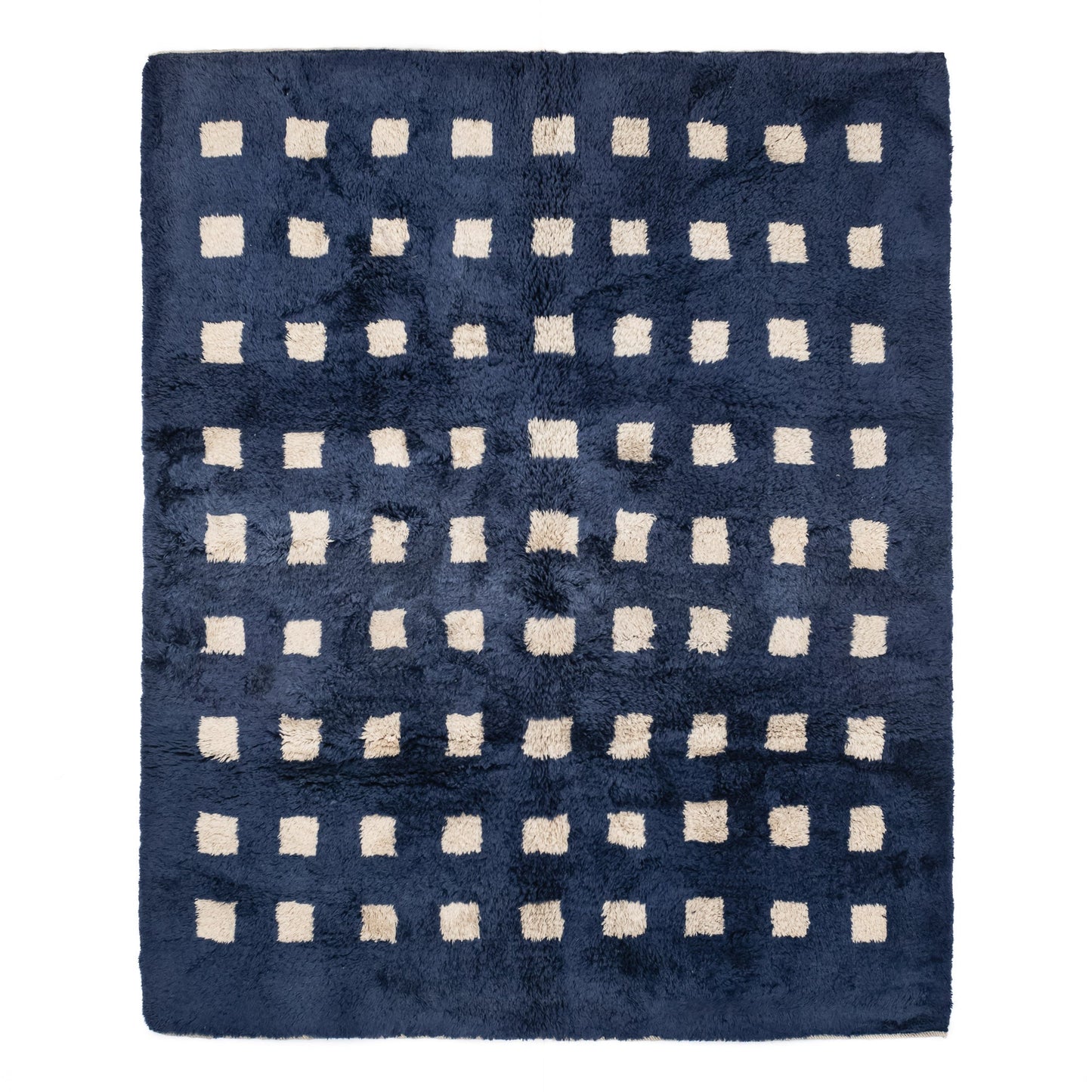 Azure Poetry - Luxury Shag Moroccan Rug