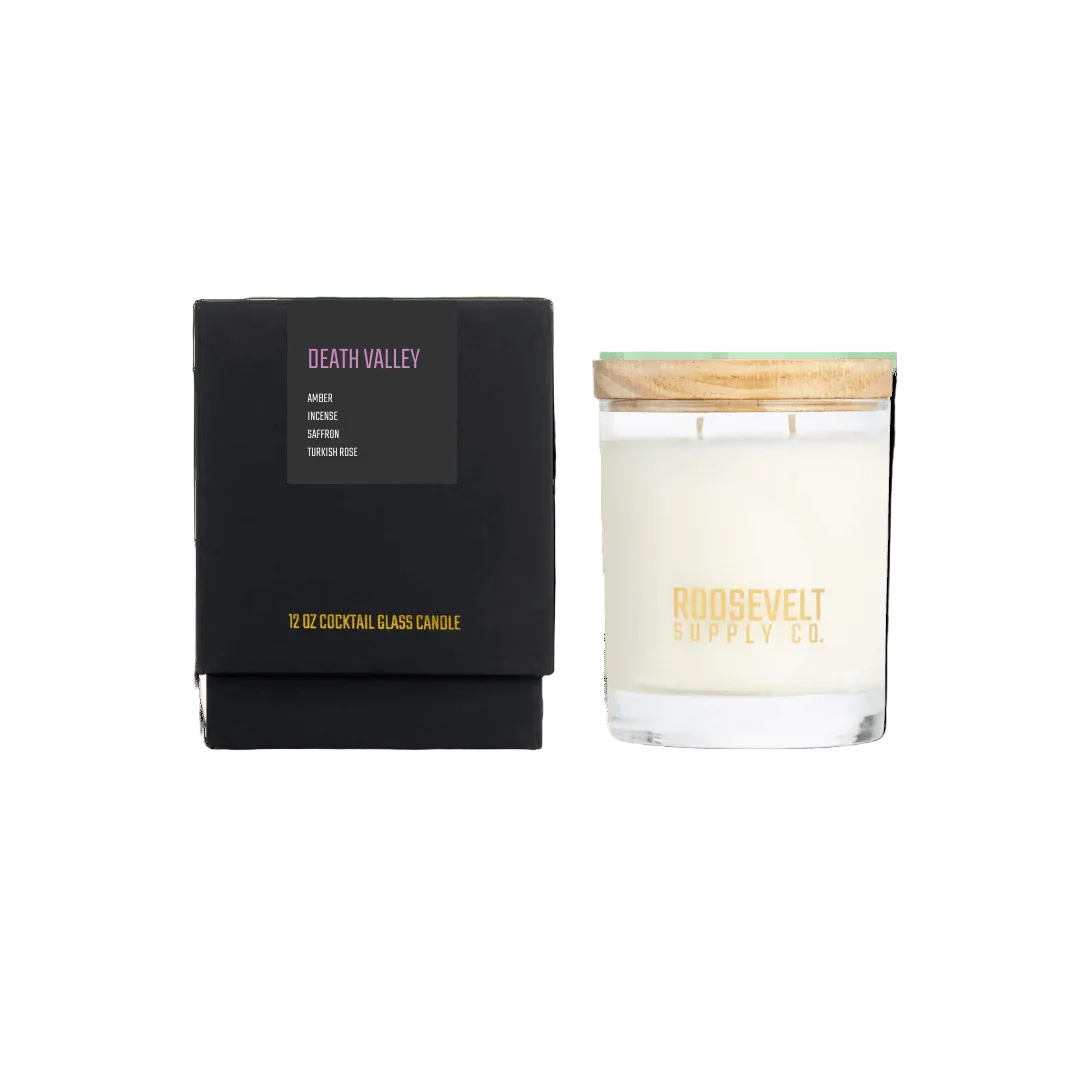 Death Valley Candle – Saffron, Rose, Incense & Amber