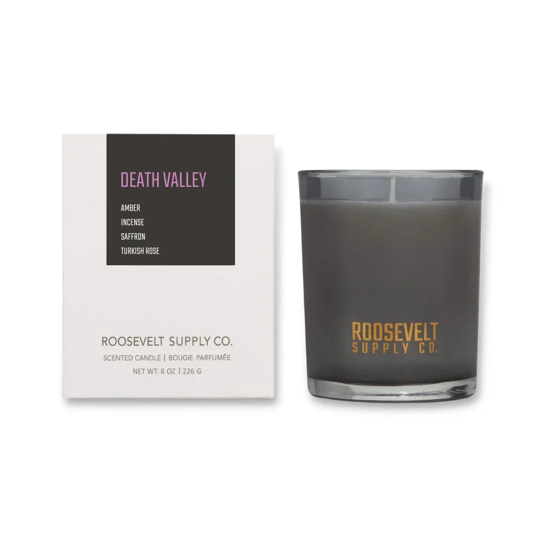 Death Valley Candle – Saffron, Rose, Incense & Amber