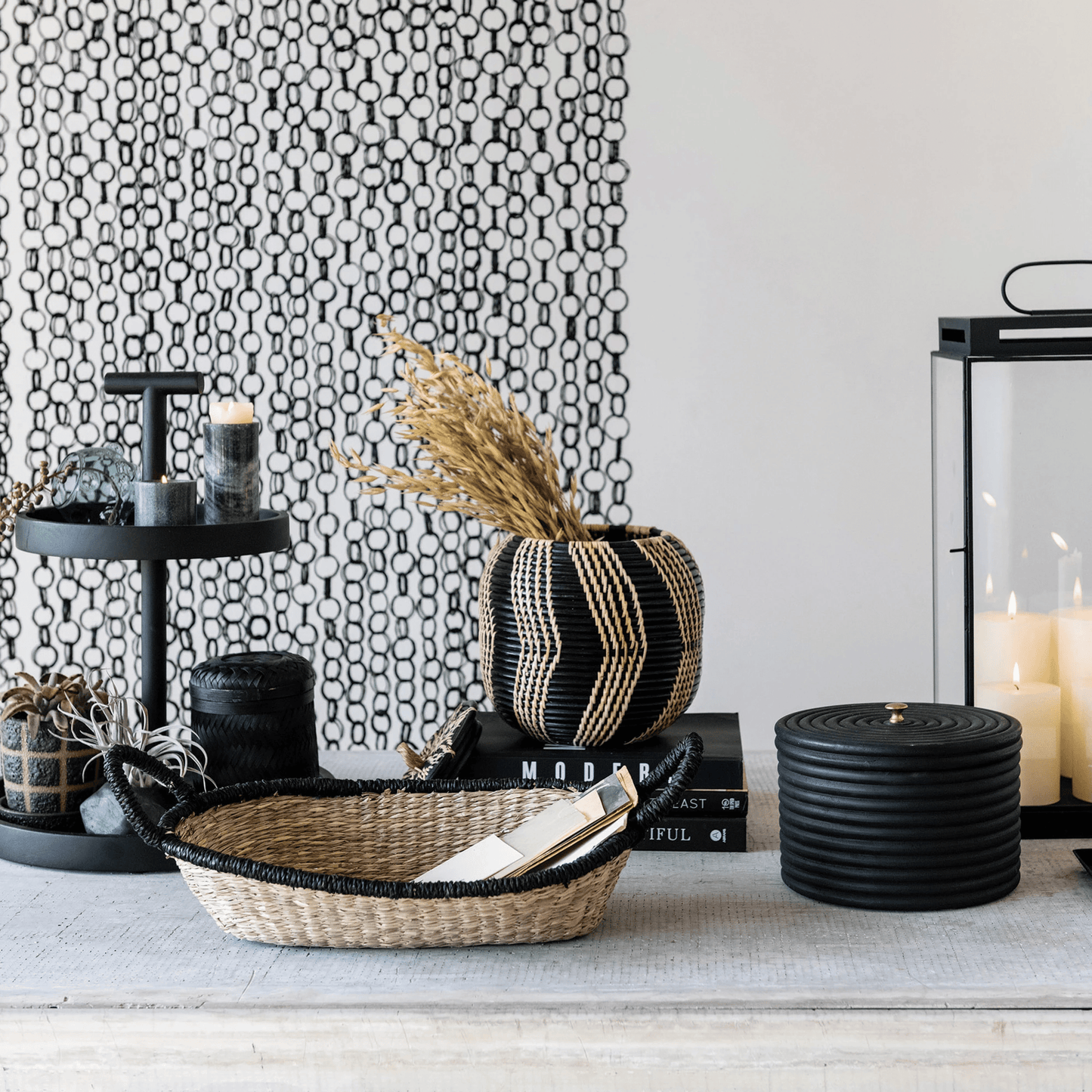 Carved Mango Decorative Wood Storage Box with Lid