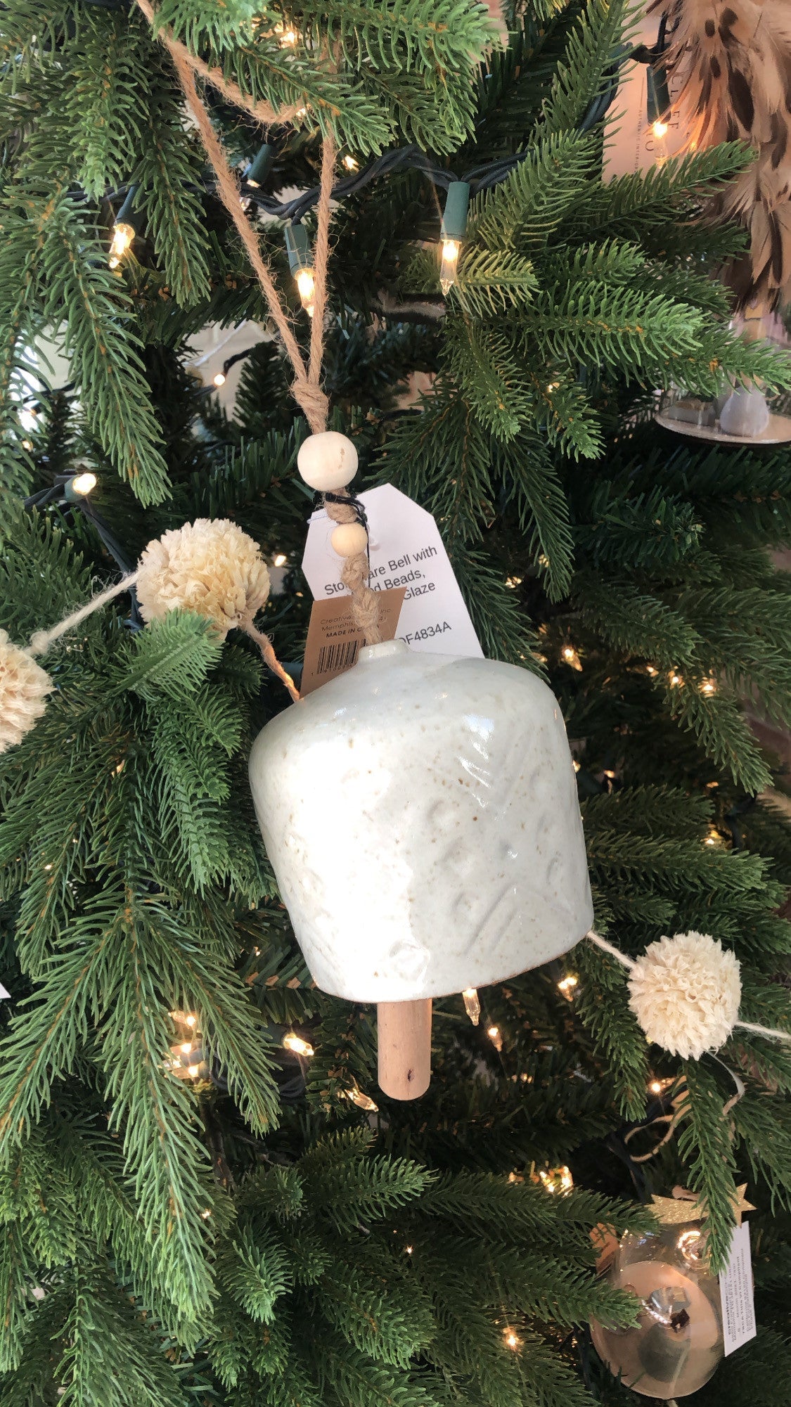 Large Stone Bell Ornaments