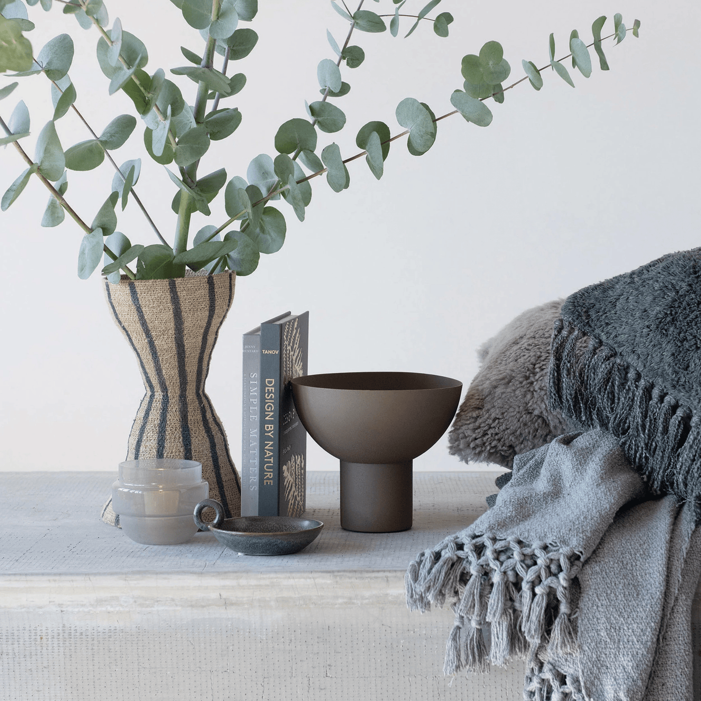 Brandi Metal Footed Bowl