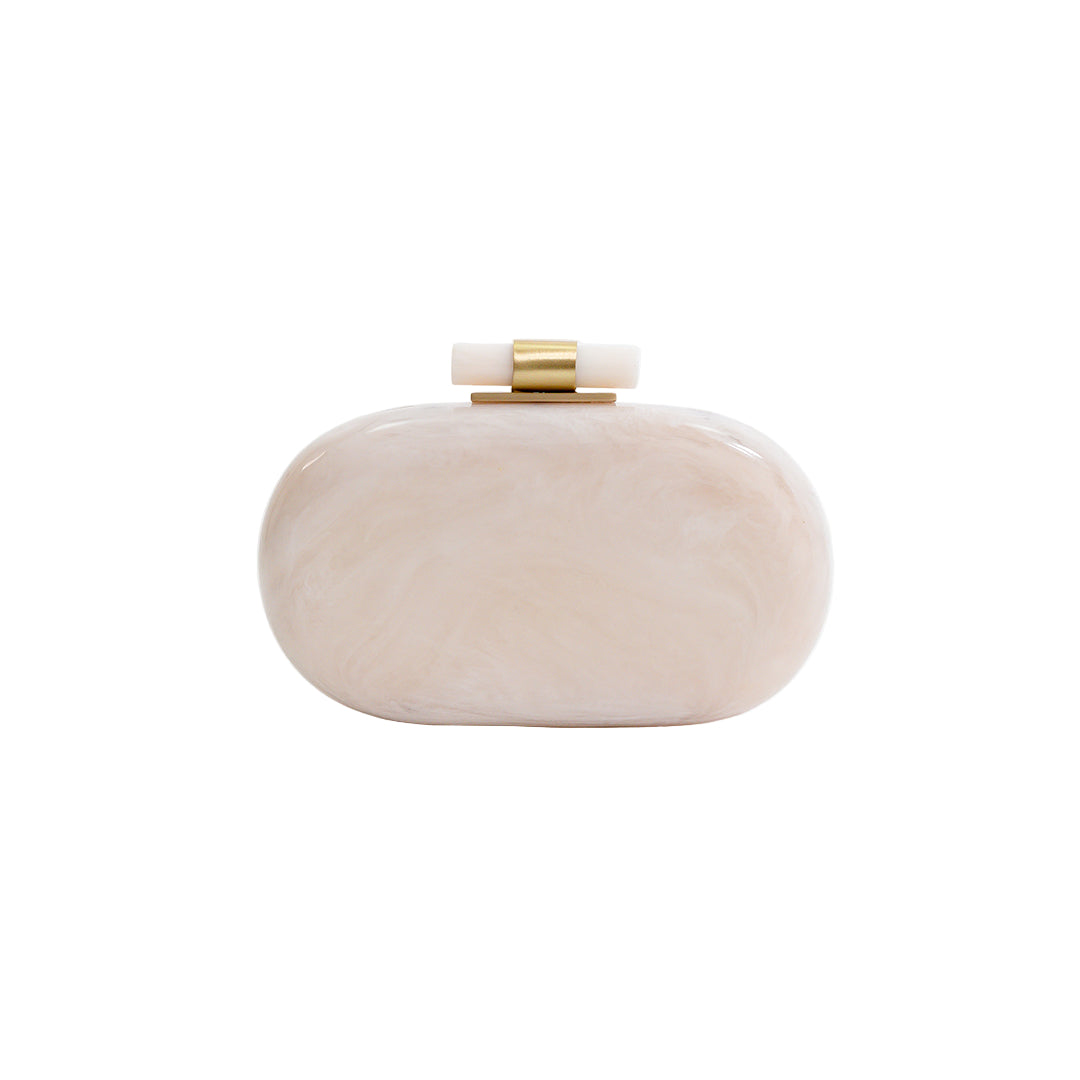 Pearl Ethereal Capsule Clutch