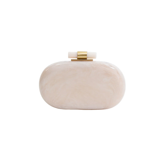 Pearl Ethereal Capsule Clutch